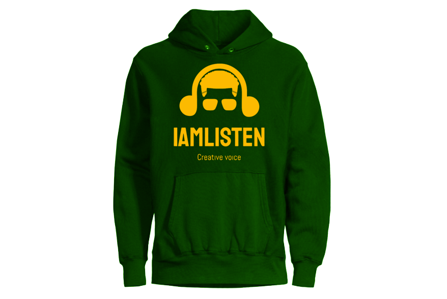 I Am Listen GREEN-Hoodie